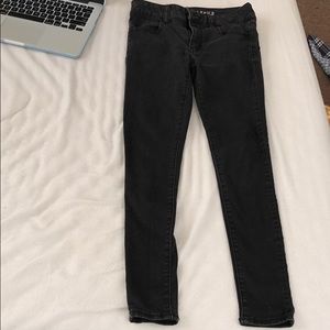 american eagle black jeggings